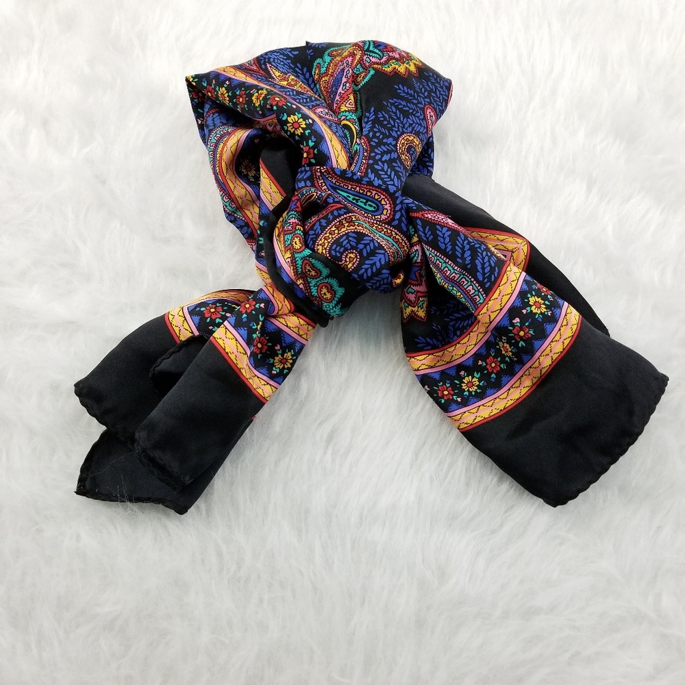 Cute handkerchief vintage vibrant scarf